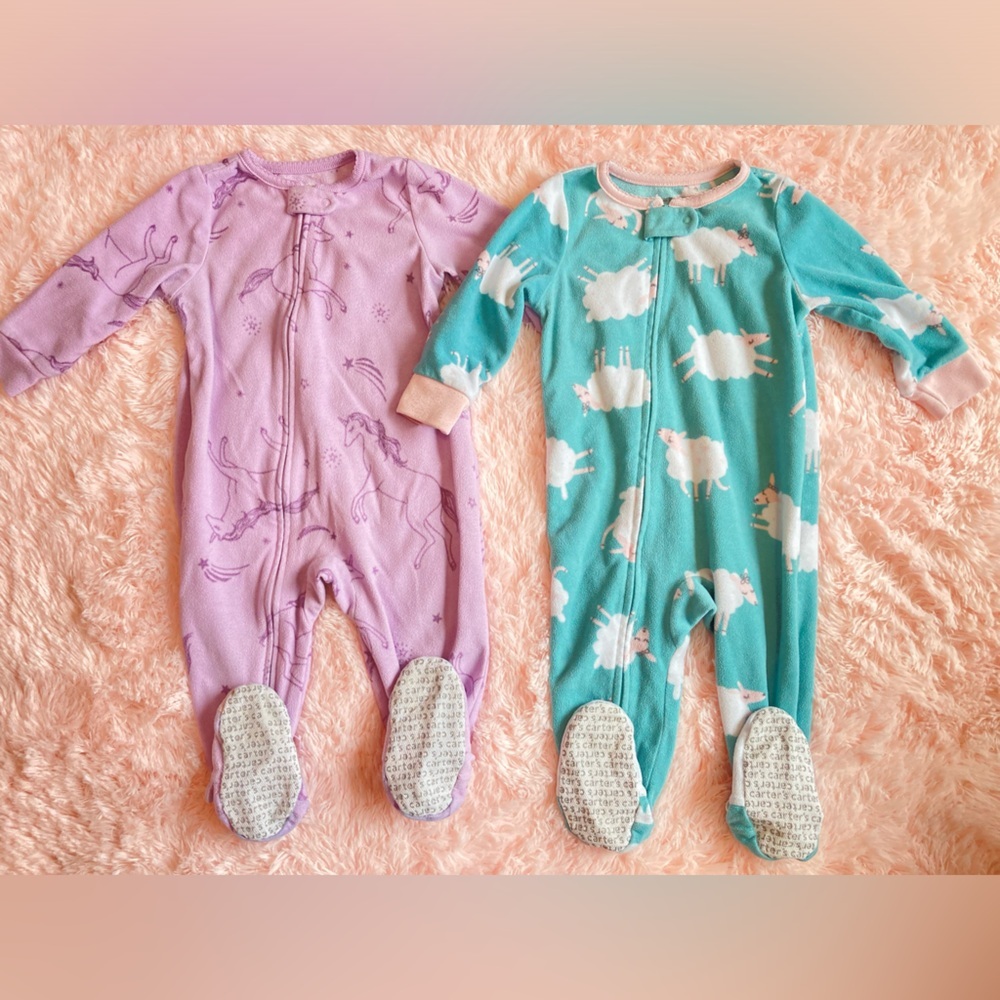 Carters footie sleepers
